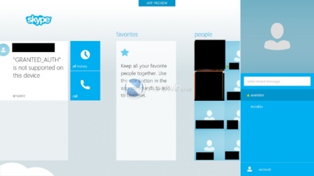 Primeras imágenes de Skype en la interfaz Metro de Windows 8