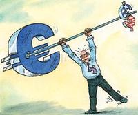 El Euro supera al dólar en deuda internacional