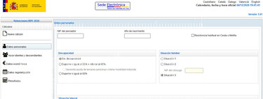 Este año la calculadora de retenciones de IPRF 2020 de la AEAT es más útil que nunca