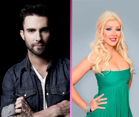 Adam Levine se parte la cara por Christina Aguilera: ¡a mi compi ni la mires!