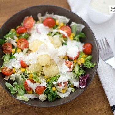 Ensalada italiana de melón, receta de verano fácil y rápida
