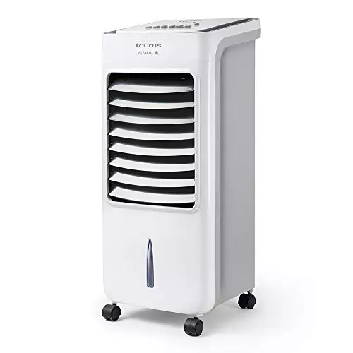 Taurus R850 Ventilador humidificador, 3 velocidades y Modos, Temporizador 7h, 7 L, Mando a Distancia, 1 W, 1 Cubic Centimeters, 1 Decibelios, Plastic, Único