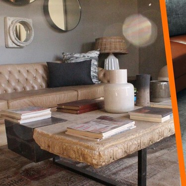 Así se decora una mesa de centro cuadrada sin saturarla: la clave está en la proporción