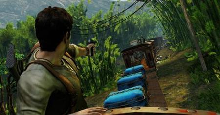 'Uncharted 2': la alucinante batalla sobre el tren en vídeo