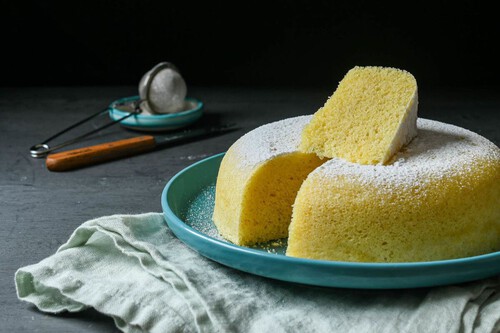 Receta de bizcocho de yogur en microondas