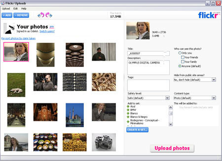 flickr uploader 3.0 ya disponible