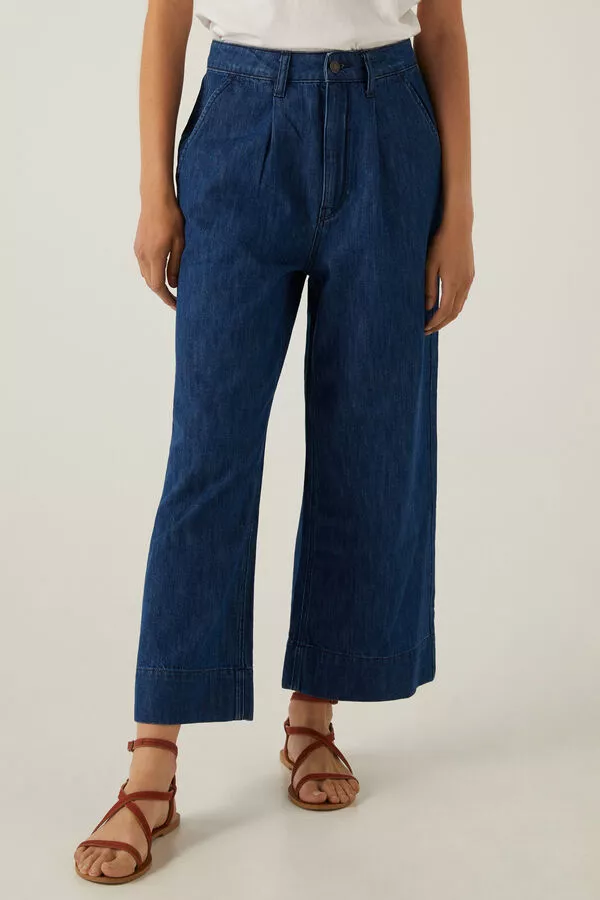 Jeans culotte ligeros