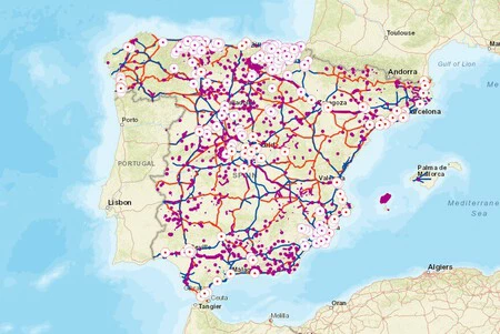 制限事項を示す DGT マップ。