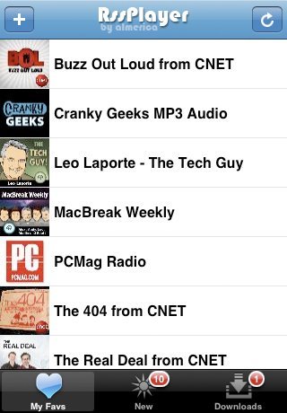 RSS Player, descarga podcasts en el iPhone