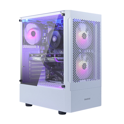 COOLPC Black II - Ryzen 5 5500 / GeForce RTX 4060 8Gb / 16Gb DDR4 3200Mhz / NVMe 500Gb
