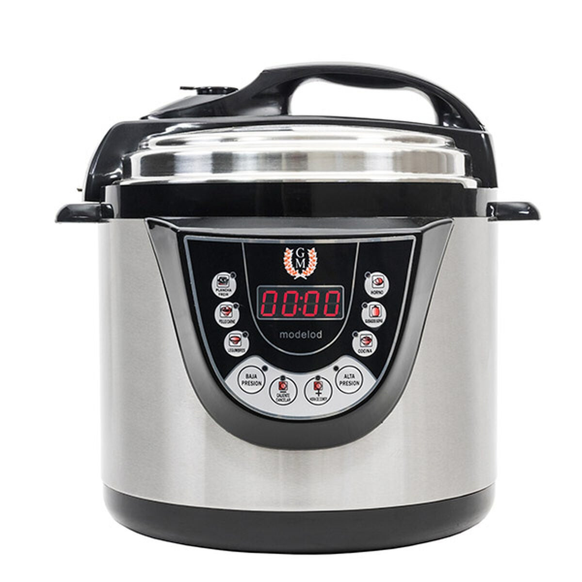 Olla Programable Cecotec Modelo D Con Función Freír Y Voz Olla programable 24 h, función freír, capacidad de 6 litros y 9 menús de cocina