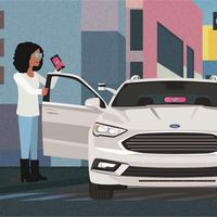 Ford quiere que sus coches se integren en el servicio de Lyft, pero aún no se plantea que no haya conductor