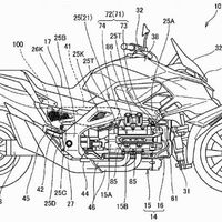 Esto no es un Transformer, son los bocetos de una Honda de tres ruedas ¡híbrida!
