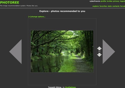 Photoree, recomendación de imágenes en función de nuestros gustos personales