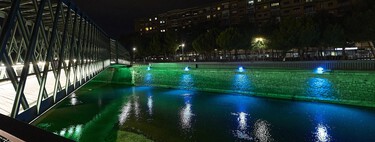 Madrid has turned Manzanares into a new tourist attraction with LEDs. The neighbors have something to say