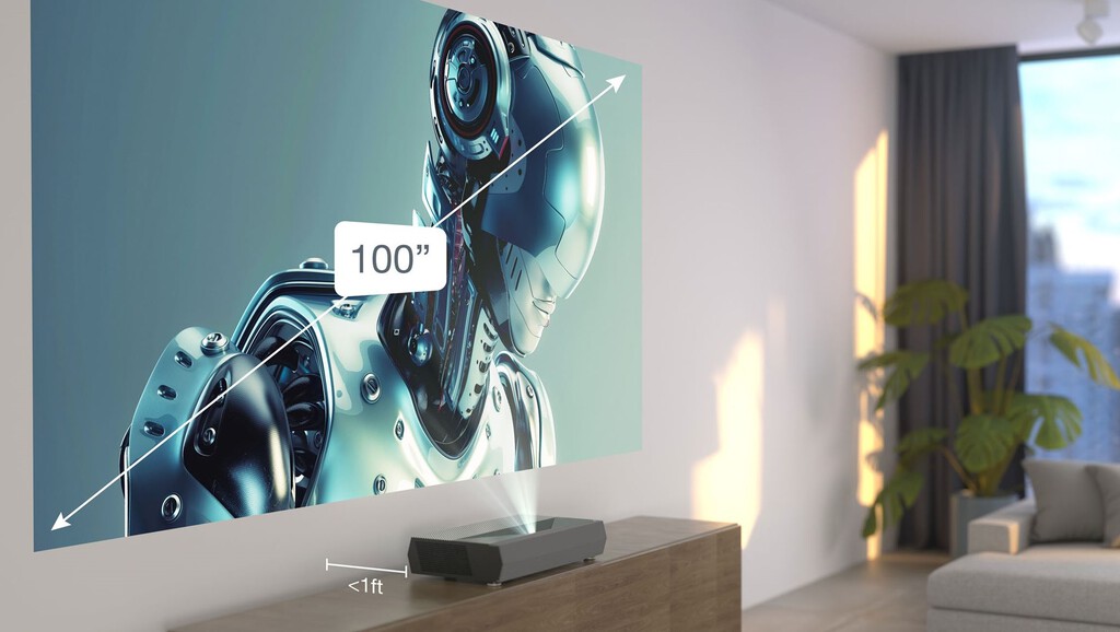 Los nuevos proyectores láser de Optoma quieren sustituir a las Smart TV de gran formato: 4K, más de 100 pulgadas y Android TV