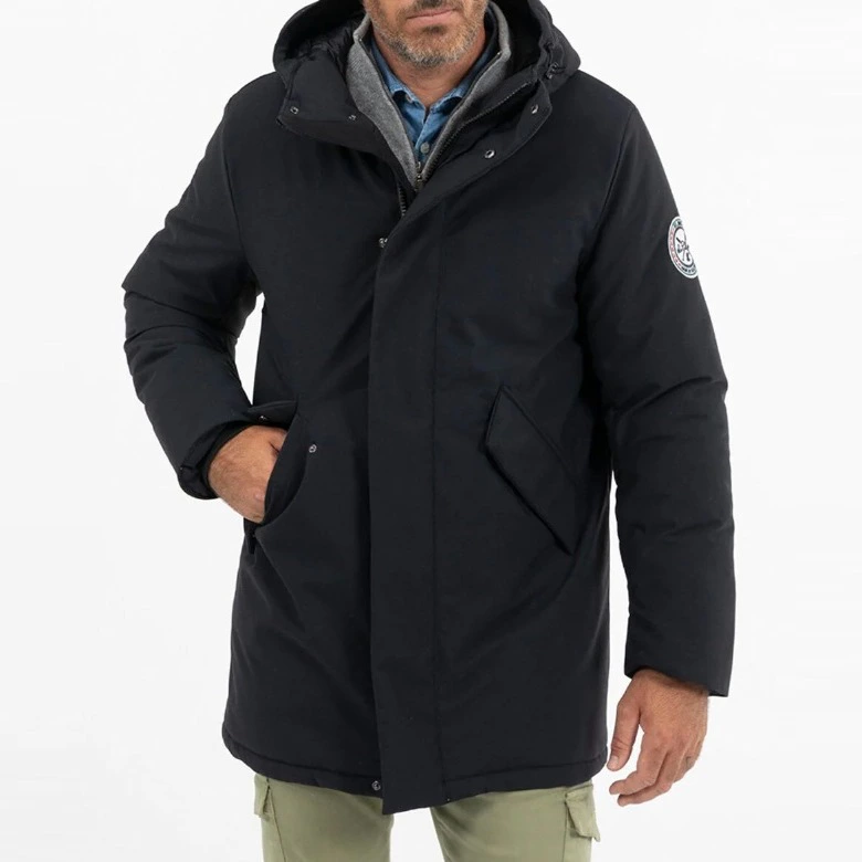 El Pulpo Parka de hombre con capucha