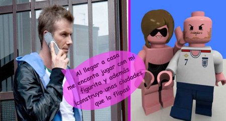A David Beckham le flipan los Lego