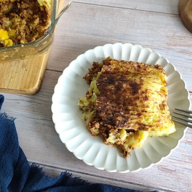 Pastel de papas al estilo chileno, un delicioso plato reconfortante de carne picada con patatas al horno