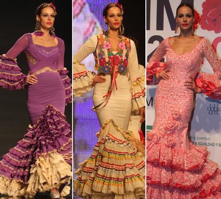 Eva Gonzalez, como pez en el agua en el Salón Internacional de la Moda Flamenca