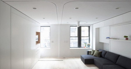 El apartamento modular, seis habitaciones en 40 metros cuadrados