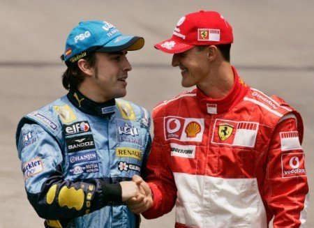 Fernando Alonso aún coloca a Michael Schumacher entre los favoritos al título