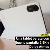 Comprar una tablet Xiaomi con pantalla 2,5K, 128 GB y Dolby Atmos por poco más de 100 euros es posible gracias a esta oferta