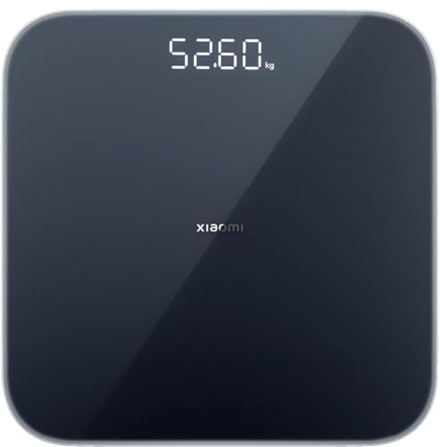 Xiaomi Mi Smart Scale S200 - Control preciso del peso, 4 métricas corporales, modo bebé y objeto, prueba de equilibrio, conexión a aplicaciones, gris oscuro