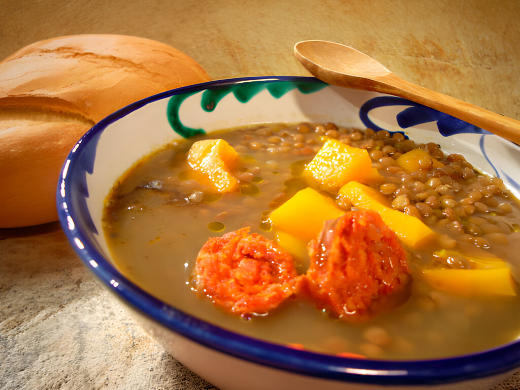 Lentejas con calabaza, una receta casera de cuchara para el otoño