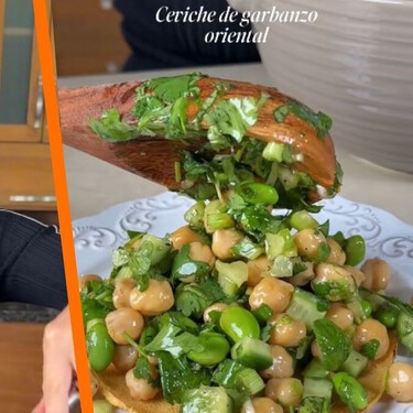 Ceviche de garbanzo oriental: receta ligera, nutritiva, económica y lista en minutos