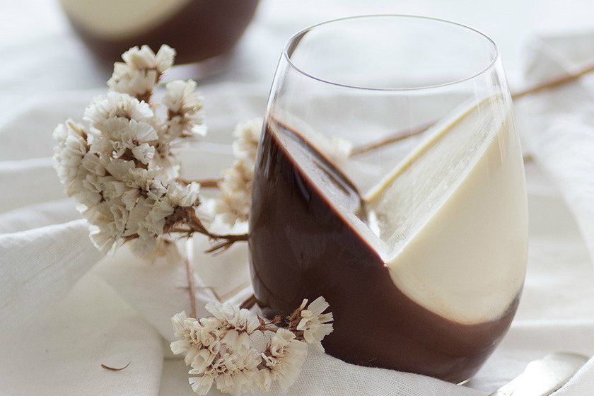 Panna cotta de Nutella y vainilla. Receta especial para San Valentín