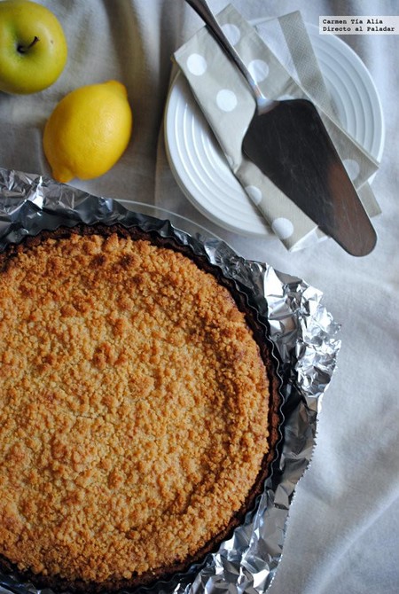 Tarta crumble de manzana y limón, una receta para impresionar (e impresionarte)