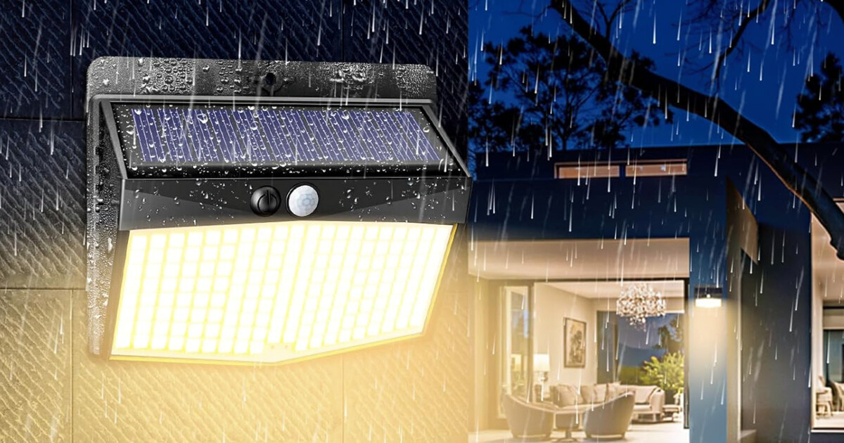 Ilumina tu terraza o balcón este verano sin gastar de más en la factura: este pack de dos focos solares es la solución 