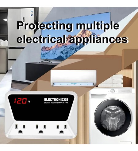 Protector Regulador Voltaje Para Refrigerador Multicontacto Precio