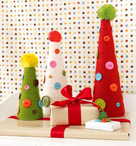 arboles-navidad-lana-botones
