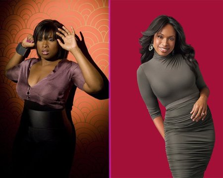 ¿Con qué Jennifer Hudson os quedáis: guapa y regordita o flaca y raruna?