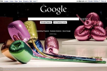 Google permite poner una imagen de fondo en su buscador