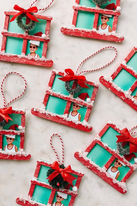 Christmas Window Popsicle Stick Ornament Kids Craft 700x1050