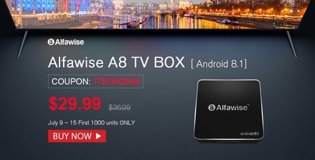 Por sólo 25,80 euros puedes convertir tu viejo televisor en (casi) un Smart TV con la Alfawise A8