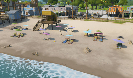 Desafío Fortnite: rebota en objetos rebotables en partidas distintas
