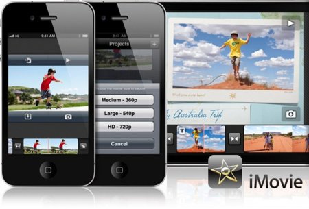 iMovie para iPhone 4, edición de vídeo en la palma de la mano