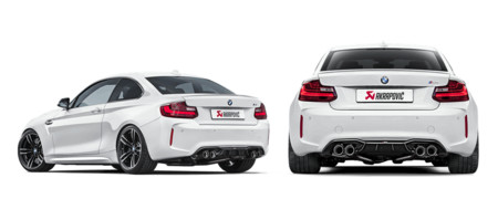 Así de brutal suena (y derrapa) el BMW M2 con escapes Akrapovic