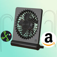 Este ventilador recargable es tan delgado que es el complemento ideal para tu escritorio por menos de 300 pesos 