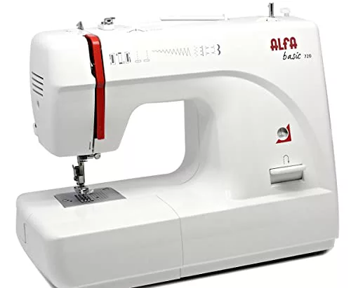 ALFA 720+ Máquina de Coser, Compuesto, Blanco, 30x19x41 cm