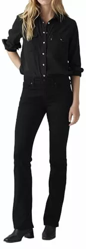 Levi's 315 Shaping Bootcut Vaqueros, Black And Black, 28W / 30L para Mujer