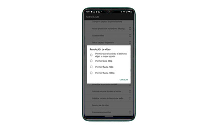 Android Auto Developer Options