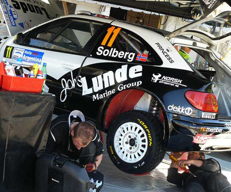 Coche de Peter Solberg