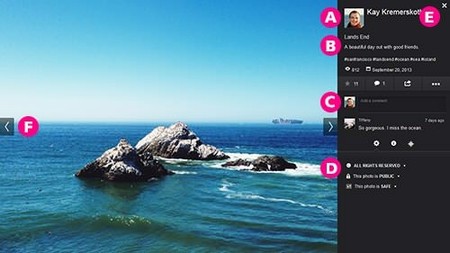 Flickr cambia de nuevo el diseño aumentando un 25% más en la visualización