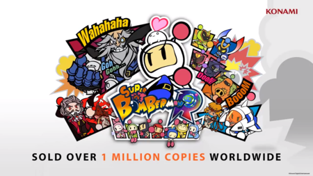 Super Bomberman R Bungee! El Dynablaster de Konami celebra el millón de copias vendidas haciendo puenting