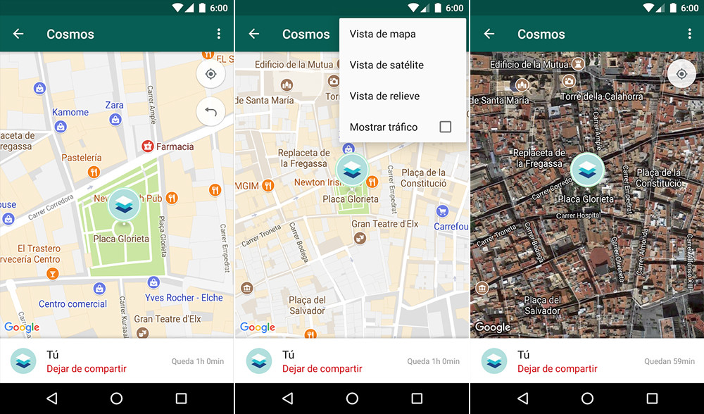 Cómo compartir tu ubicación en tiempo real con WhatsApp para Android